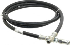 Alemite - 10' Long, Grease Gun Hose & Coupler Assembly - Exact Tooling