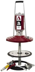 Alemite - Grease Lubrication 4.5 Lb/min Flow Steel, Aluminum, Stainless Steel & Nylon Air-Operated Pump - For 35 Lb Container - Exact Tooling