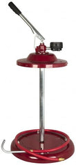 Alemite - Oil Lubrication 0.38 Strokes/oz Flow Steel, Aluminum & Stainless Steel Lever Hand Pump - For 120 Lb & 16 Gal Container - Exact Tooling