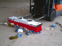 Sweepex - 60" Wide Sweeper Fork Lift - 60 Inch Wide Broom - Exact Tooling
