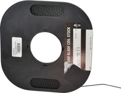 M.K. MORSE - 1/4" x 100' x 0.025" Carbon Steel Band Saw Blade Coil Stock - 4 TPI, Toothed Edge, Skip Form, Raker Set, Flexible Back, Constant Pitch, - Exact Tooling
