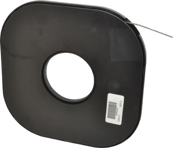 M.K. MORSE - 1/4" x 100' x 0.025" Carbon Steel Band Saw Blade Coil Stock - 6 TPI, Toothed Edge, Skip Form, Raker Set, Flexible Back, Constant Pitch, - Exact Tooling