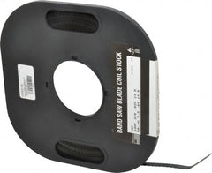 M.K. MORSE - 3/8" x 100' x 0.025" Carbon Steel Band Saw Blade Coil Stock - 14 TPI, Toothed Edge, Raker Set, Flexible Back, Constant Pitch, - Exact Tooling