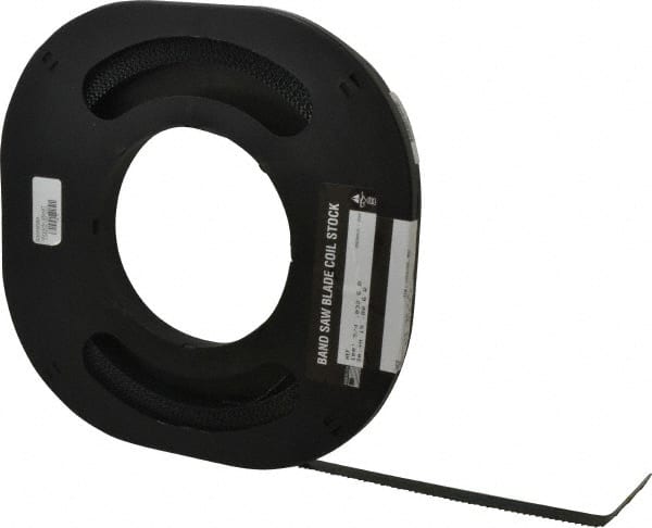M.K. MORSE - 3/4" x 100' x 0.032" Carbon Steel Band Saw Blade Coil Stock - 6 TPI, Toothed Edge, Raker Set, Flexible Back, Constant Pitch, - Exact Tooling