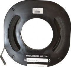 M.K. MORSE - 1" x 100' x 0.035" Carbon Steel Band Saw Blade Coil Stock - 10 TPI, Toothed Edge, Raker Set, Flexible Back, Constant Pitch, - Exact Tooling