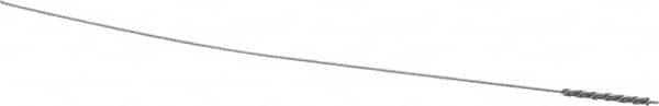 Osborn - 0.05" Diam Helical Nylon Tube Brush - 1/2" Brush Length, 4" OAL, 0.023" Diam Shank - Exact Tooling