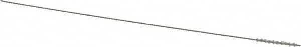Osborn - 0.05" Diam Helical Nylon Tube Brush - 1/2" Brush Length, 4" OAL, 0.023" Diam Shank - Exact Tooling