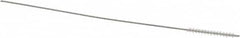 Osborn - 0.075" Diam Helical Nylon Tube Brush - 3/4" Brush Length, 4" OAL, 0.031" Diam Shank - Exact Tooling
