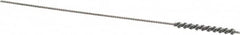 Osborn - 0.105" Diam Helical Nylon Tube Brush - 1" Brush Length, 4" OAL, 0.046" Diam Shank - Exact Tooling