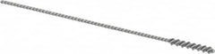 Osborn - 0.165" Diam Helical Nylon Tube Brush - 1" Brush Length, 5" OAL, 0.093" Diam Shank - Exact Tooling