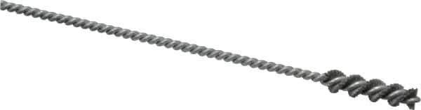Osborn - 0.26" Diam Helical Nylon Tube Brush - 1" Brush Length, 5" OAL, 0.119" Diam Shank - Exact Tooling