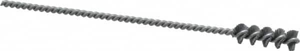Osborn - 0.325" Diam Helical Nylon Tube Brush - 1" Brush Length, 5" OAL, 0.119" Diam Shank - Exact Tooling