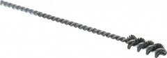 Osborn - 0.385" Diam Helical Nylon Tube Brush - 1" Brush Length, 5" OAL, 0.152" Diam Shank - Exact Tooling