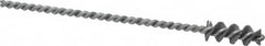 Osborn - 0.385" Diam Helical Nylon Tube Brush - 1" Brush Length, 5" OAL, 0.152" Diam Shank - Exact Tooling
