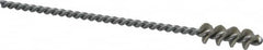 Osborn - 0.385" Diam Helical Nylon Tube Brush - 1" Brush Length, 5" OAL, 0.152" Diam Shank - Exact Tooling