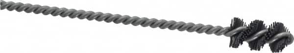 Osborn - 0.515" Diam Helical Nylon Tube Brush - 1" Brush Length, 5" OAL, 0.169" Diam Shank - Exact Tooling