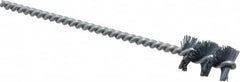 Osborn - 0.64" Diam Helical Nylon Tube Brush - 1" Brush Length, 5" OAL, 0.169" Diam Shank - Exact Tooling