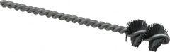 Osborn - 0.765" Diam Helical Nylon Tube Brush - 1" Brush Length, 5" OAL, 0.228" Diam Shank - Exact Tooling