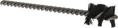Osborn - 0.765" Diam Helical Nylon Tube Brush - 1" Brush Length, 5" OAL, 0.228" Diam Shank - Exact Tooling