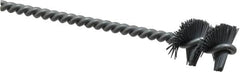 Osborn - 0.89" Diam Helical Nylon Tube Brush - 1" Brush Length, 5" OAL, 0.228" Diam Shank - Exact Tooling