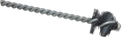 Osborn - 1.015" Diam Helical Nylon Tube Brush - 1" Brush Length, 5" OAL, 1/4" Diam Shank - Exact Tooling