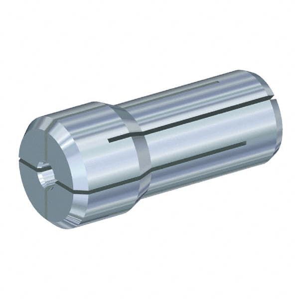 Kennametal - 0.0787 Inch, 1.65 to 2 mm Collet Capacity, Series DA000 Double Angle Collet - 0.66 Inch Overall Length, 0.27 Inch Overall Diameter, 0.001 Inch TIR - Exact Tooling