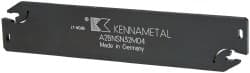 Kennametal - 1.2598" Blade Height, 0.1339" Blade Width, 5.9055" OAL, Neutral Cut, Double End Indexable Cut-Off Blade - 50mm Max Depth of Cut, A2BNSN Blade, A2 Cut-Off Series - Exact Tooling