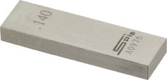 SPI - 0.14" Rectangular Steel Gage Block - Accuracy Grade 0, Includes NIST Traceability Certification - Exact Tooling