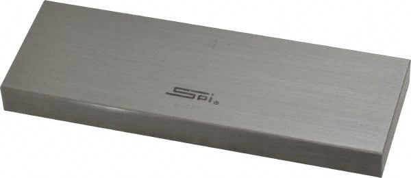 SPI - 4" Rectangular Steel Gage Block - Accuracy Grade 0, Includes NIST Traceability Certification - Exact Tooling