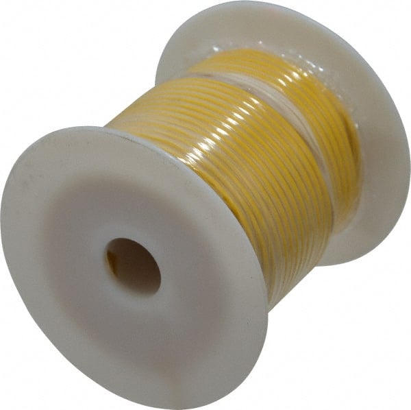 Southwire - 14 Gauge Automotive Primary Wire - 100' Long, Yellow - Exact Tooling