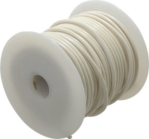 Southwire - 14 Gauge Automotive Primary Wire - 100' Long, White - Exact Tooling
