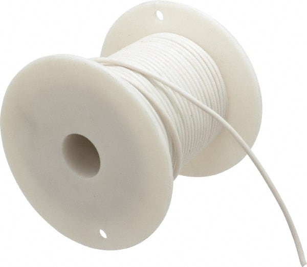 Southwire - 18 Gauge Automotive Primary Wire - 100' Long, White - Exact Tooling