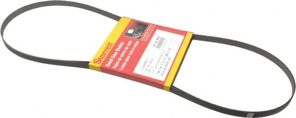 Starrett - 3' 8-7/8" Long x 0.02" Thick, 10 Teeth per Inch, Portable Band Saw Blade - Bi-Metal Blade, High Speed Steel Teeth, Toothed Edge - Exact Tooling