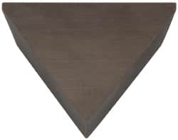 Kennametal - Triangle, CBT Chipbreaker for Indexables - 0.09" Thick, 0.22" Effective Width - Exact Tooling