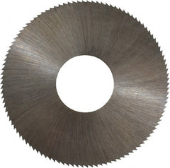 Value Collection - 1-1/2" Diam x 0.016" Blade Thickness, 1/2" Arbor Hole Diam, 110 Teeth, High Speed Steel, Jeweler's Saw - Uncoated, Keyway - Exact Tooling