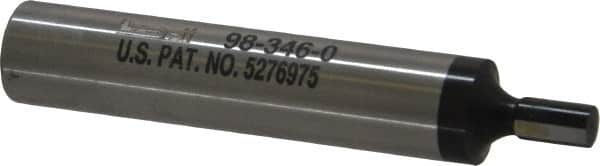 SPI - 0.2" Head Diam, 1/2" Shank, Single End, Mechanical Edge Finder - Cylindrical Contact - Exact Tooling