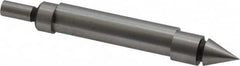 SPI - 0.2" Head Diam, 3/8" Shank, Double End, Mechanical Edge and Center Finder - Accurate to 0.0002", Conical and Cylindrical Contact - Exact Tooling