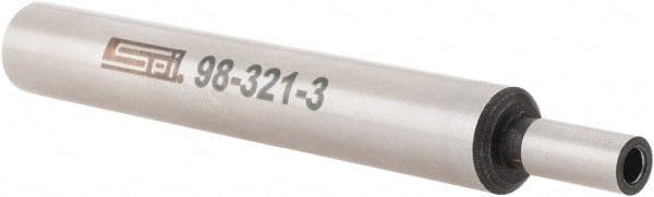 SPI - 0.2" Head Diam, 3/8" Shank, Single End, Mechanical Edge Finder - Accurate to 0.0002", Cylindrical Contact - Exact Tooling