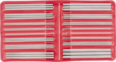 SPI - 48 to 3 TPI, 0.5 to 6mm Pitch, 3 Inch Long, Thread Pitch Diameter Measuring Wire - 48 Pieces - Exact Tooling