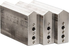 Northfield - 4" & Up Chuck Capacity, Northfield Air Style Attachment, Square Soft Lathe Chuck Jaw - 3 Jaws, Aluminum, 1.895mm Long x 3/4" Wide x 3" High - Exact Tooling
