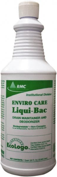 Rochester Midland Corporation - 1 Qt Liquid Drain Cleaner - Floral Scent, Bottle - Exact Tooling