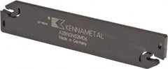 Kennametal - 1.2598" Blade Height, 0.2126" Blade Width, 5.9055" OAL, Neutral Cut, Double End Indexable Cut-Off Blade - 60mm Max Depth of Cut, A2BNSN Blade, A2 Cut-Off Series - Exact Tooling