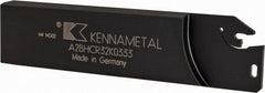 Kennametal - 1.2598" Blade Height, 0.315" Blade Width, 4.9213" OAL, Right Hand Cut, Single End Indexable Cut-Off Blade - 33mm Max Depth of Cut, A2BNC Blade, A2 Cut-Off Series - Exact Tooling