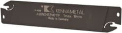 Kennametal - 1.2598" Blade Height, 0.0945" Blade Width, 5.9055" OAL, Neutral Cut, Double End Indexable Cut-Off Blade - 19mm Max Depth of Cut, A2BNSN Blade, A2 Cut-Off Series - Exact Tooling