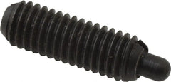 Gibraltar - M5 x 0.8, 14.5mm Thread Length, 3mm Plunger Projection, Steel Threaded Spring Plunger - 2.36mm Max Plunger Diam, 0.14 Kg Init End Force, 1.36 Kg Final End Force - Exact Tooling