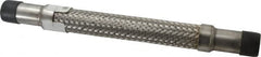 Made in USA - 12" OAL, 3/4" ID, 725 Max psi, Flexible Metal Hose Assembly - Exact Tooling
