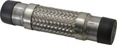 Made in USA - 9" OAL, 1-1/2" ID, 757 Max psi, Flexible Metal Hose Assembly - Exact Tooling