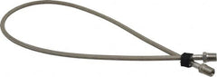 Made in USA - 36" OAL, 1/4" ID, 3,000 Max psi, Flexible Metal Hose Assembly - Exact Tooling