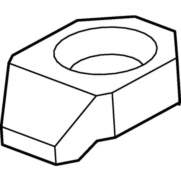 Kennametal - Series Kendex, CM Clamp for Indexables - Left Hand Cut, Compatible with S153 Clamp Screws - Exact Tooling