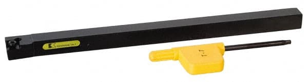 Kennametal - SCLC, Left Hand Cut, 5° Lead Angle, 10mm Shank Height x 10mm Shank Width, Neutral Rake Indexable Turning Toolholder - 150mm OAL, CC... Insert Compatibility, Series Screw-On - Exact Tooling